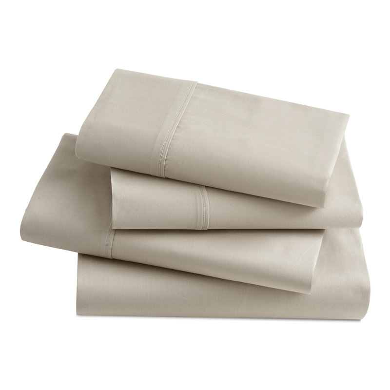 Sateen Sheet Set, Mist, Queen