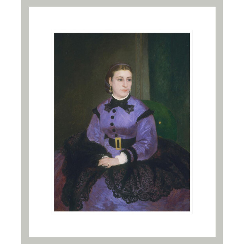 Mademoiselle Sicot par Pierre-Auguste Renoir, impression giclée sur cadre, 21,51 po H x 17,75 po L
