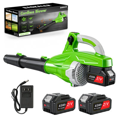 900W Cordless Leaf Blower, Handheld Electric Sweeper Snow Blower with 8-Speed Settings & Digital Display for Yard, Garden, Patio Cleaning