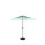 Parasol en aluminium à 3 niveaux pour terrasse de jardin