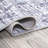 Didim Boho Medallion Machine-Washable Gray/Purple Rug-1367904780