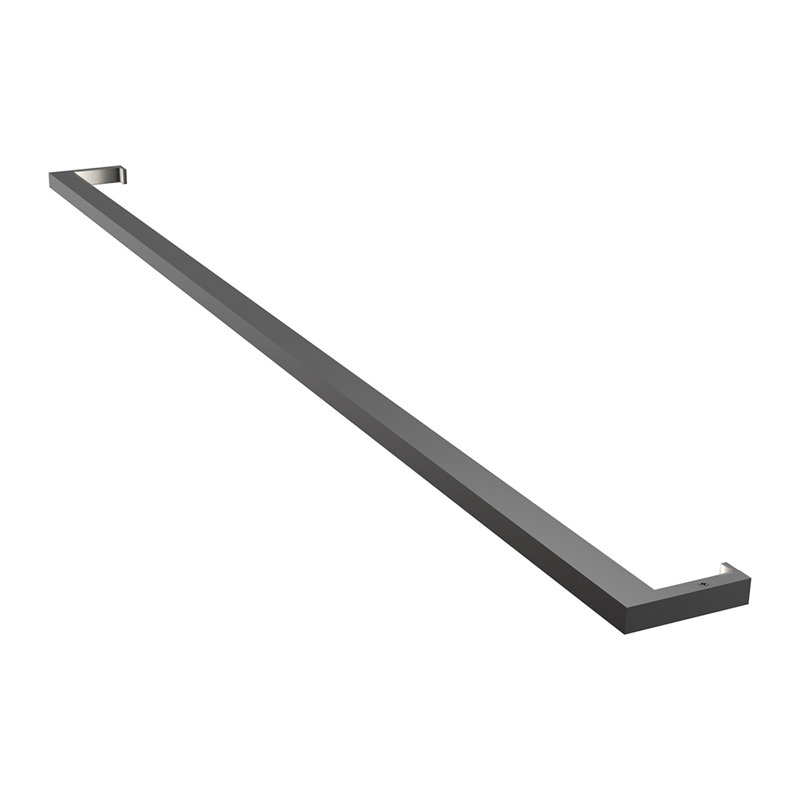 Thin-Line 1 - Light LED Bath Bar, Satin Black, 0.75'' H X 48'' W X 3.5'' D, 3500K