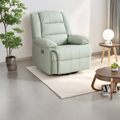 Ergonomically designed faux leather lounge chair