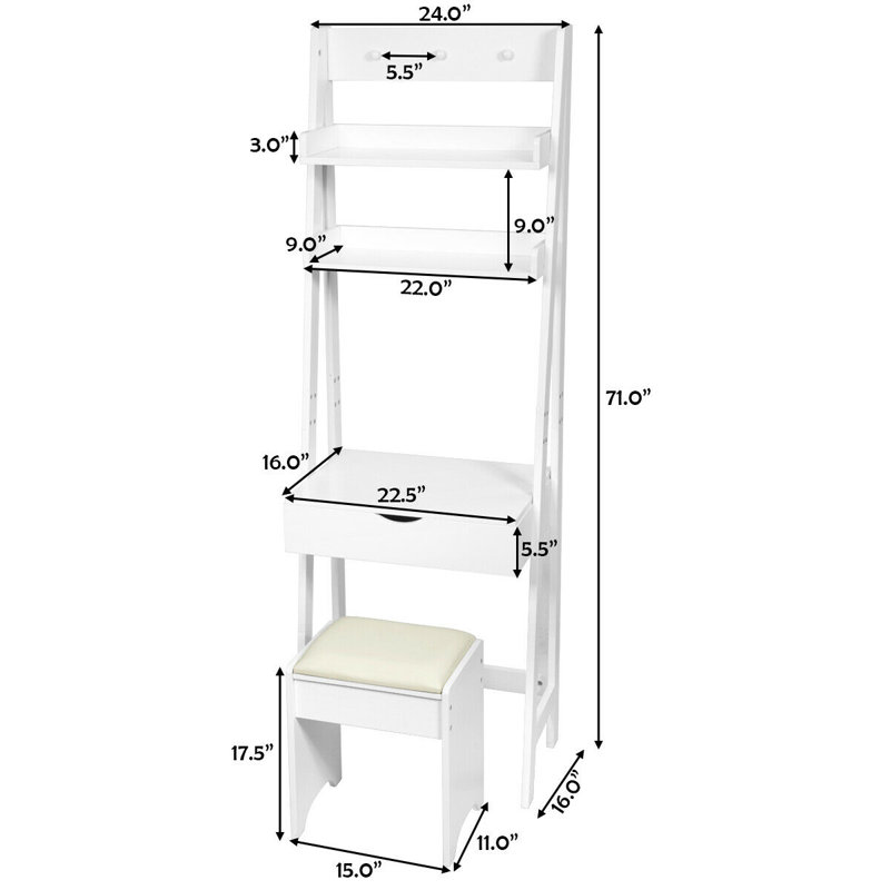 Dressing Table with Mirror