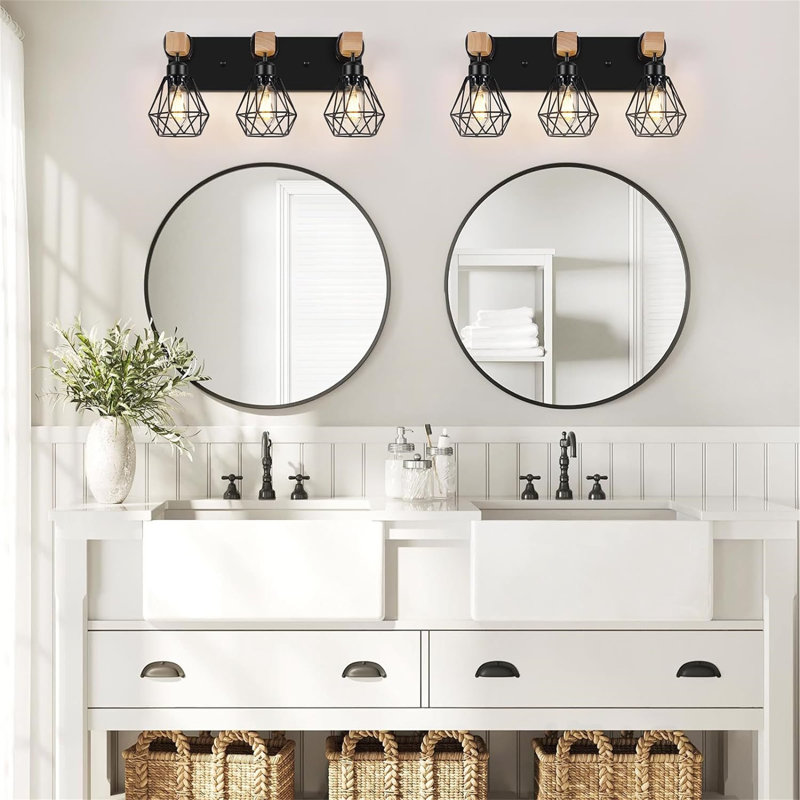 Dimmable Vanity Light, 3 Lights