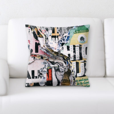 Microsuede Throw Pillow