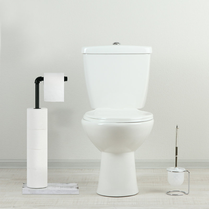 Porte-papier hygiénique antique sur pied