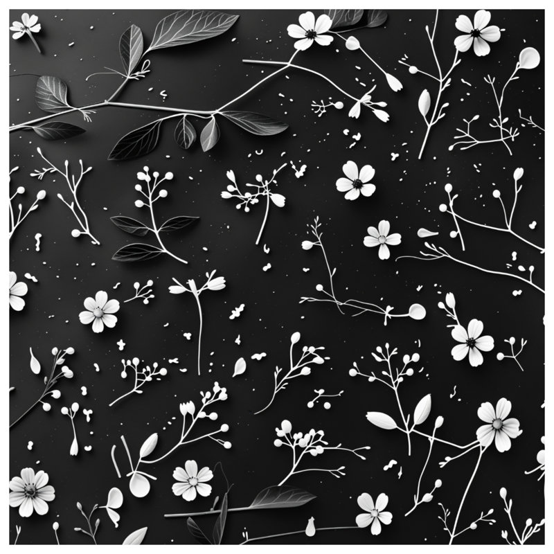 Coussin Floral, 20 x 20 inches