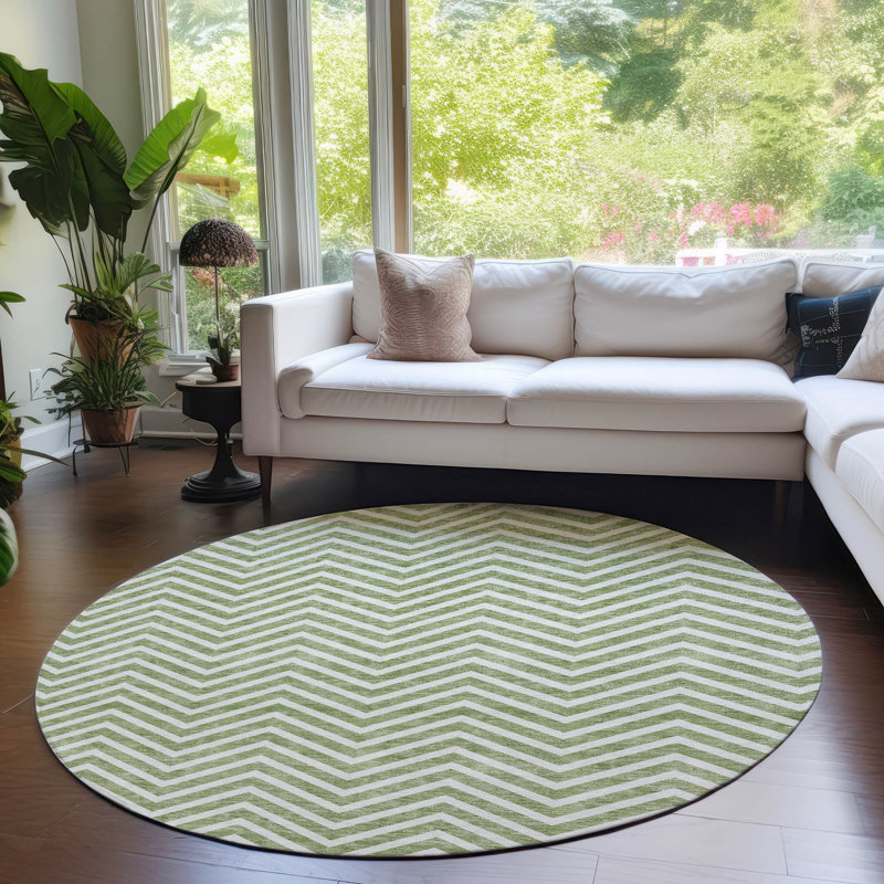 Tapis intérieur / extérieur Maliana, Rond 8 pi