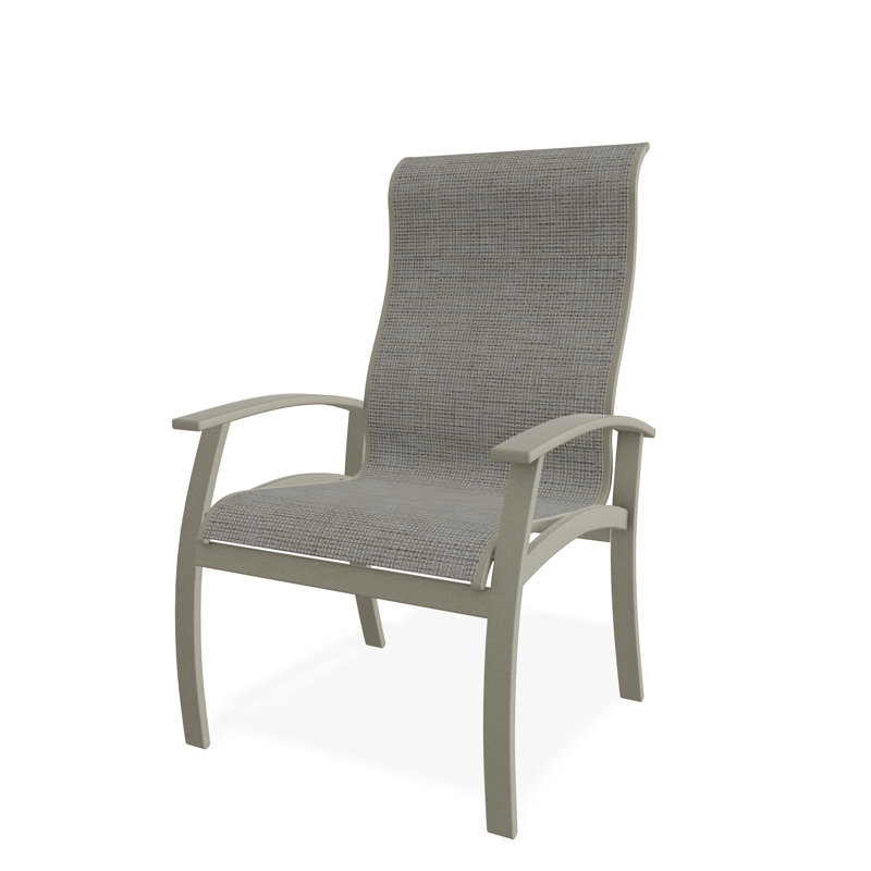 Belle Isle Outdoor Dining Armchair, Storm, Burke