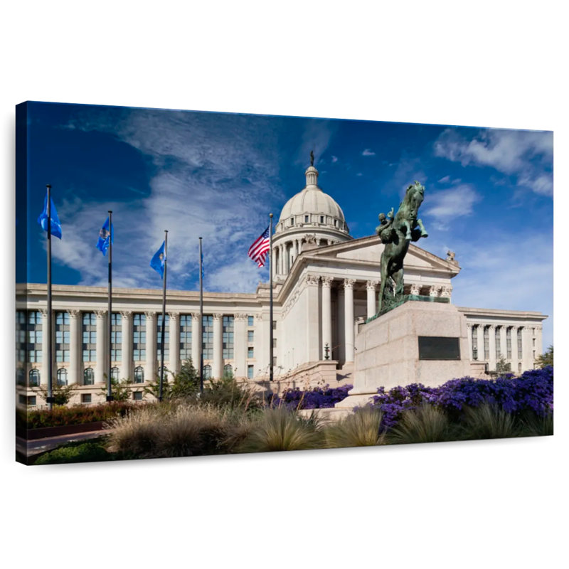 Rorry Oklahoma State Capitol, 30" H x 45" W