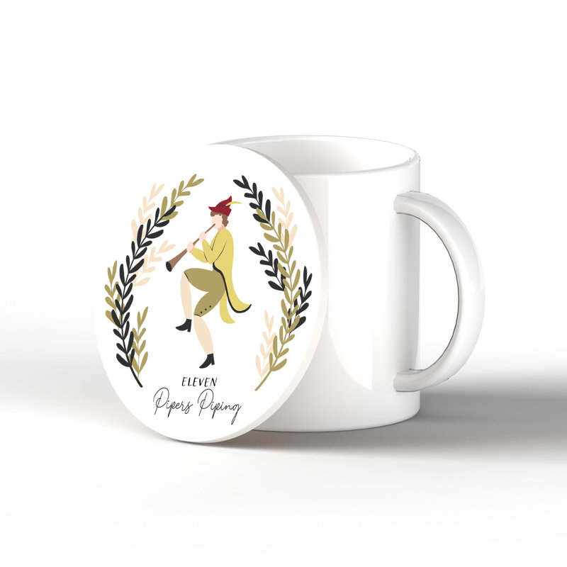 Santamaria Ceramic Round 1 Piece Coaster