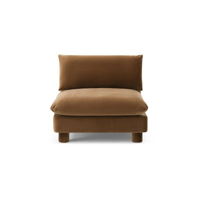 The Bayshore 5-Seater Sofa | Upholstery in Rust & Color | Luxury & Versatile Seating | Easy-Clean Fabric | Perfect for Family & Guests
