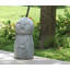 Statue Jizo japonais heureux souriant