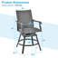 Tabouret de comptoir d'extérieur 26 po Bahos