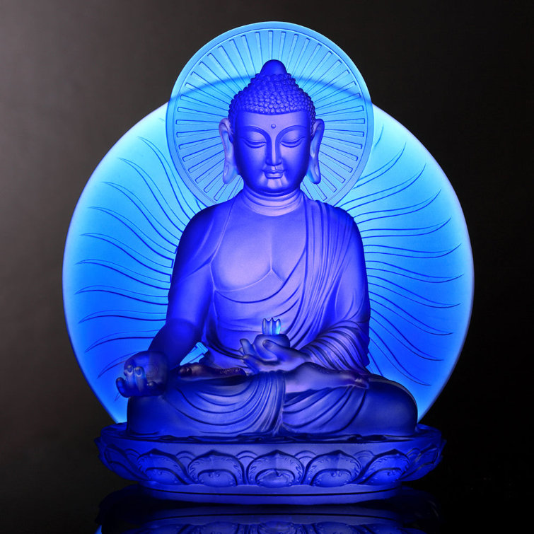 LIULI Crystal Art Crystal Medicine Buddha | Perigold