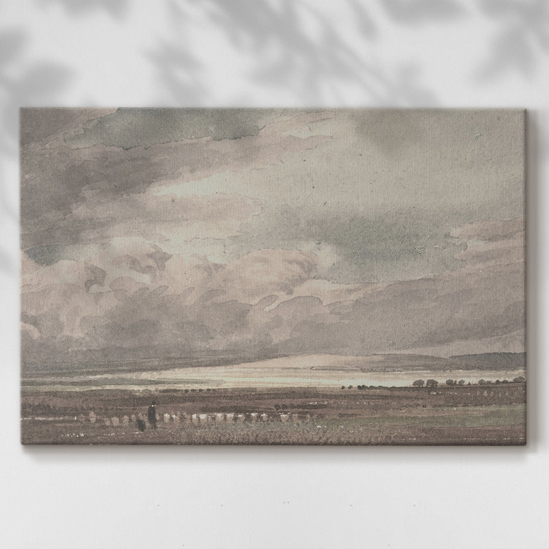 Paysages rétro -XI - Cavas enveloppés de galerie, 8 x 12