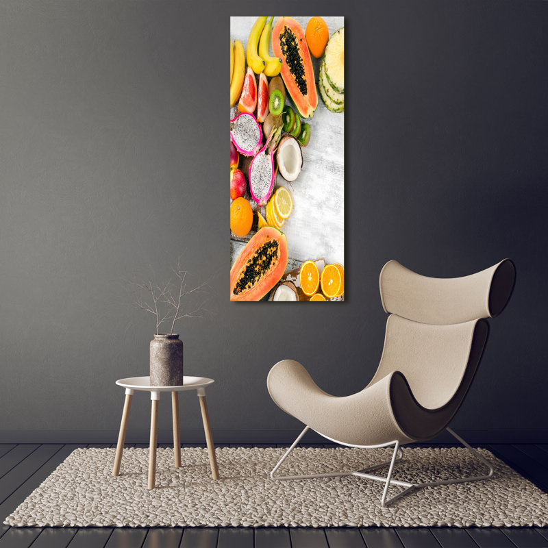 Fruits - Wrapped Canvas Print