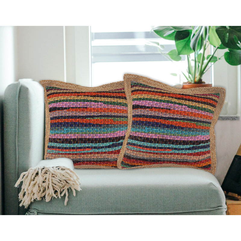 Champery Striped Throw Pillow Set of 2