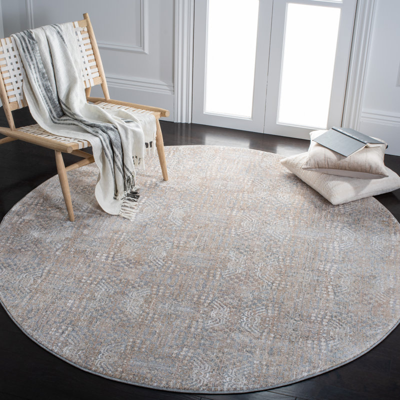 Webster 300 Performance Abstract Rug, Round 6'7"