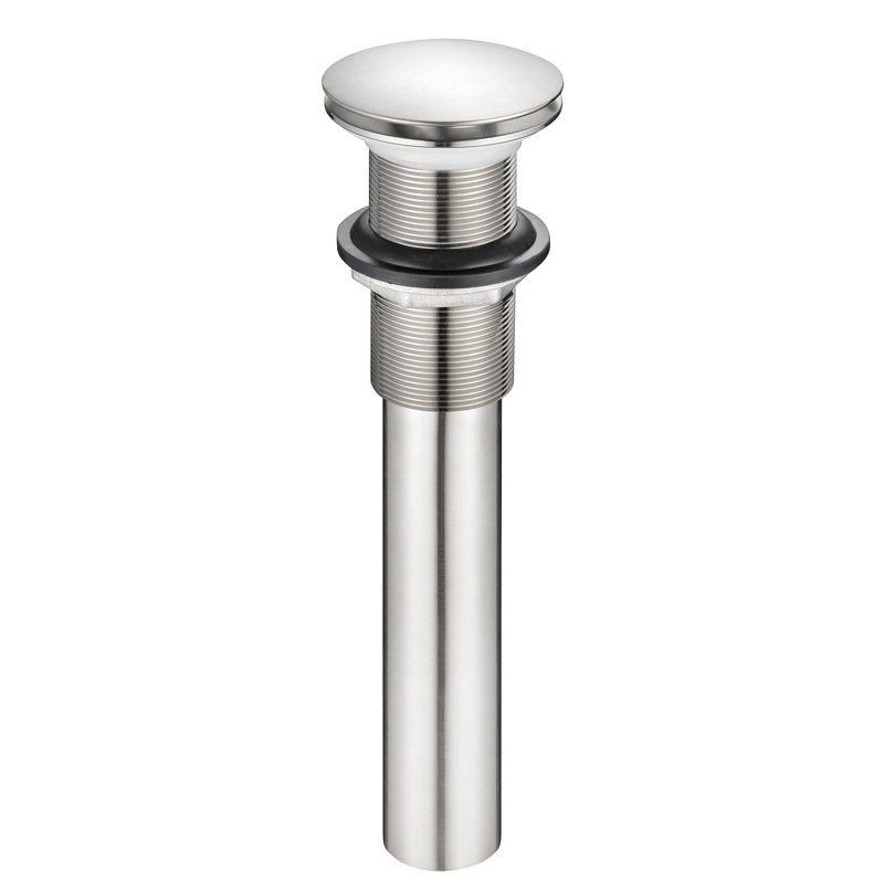 2.4'' W Drain Stopper, Brushed Nickel