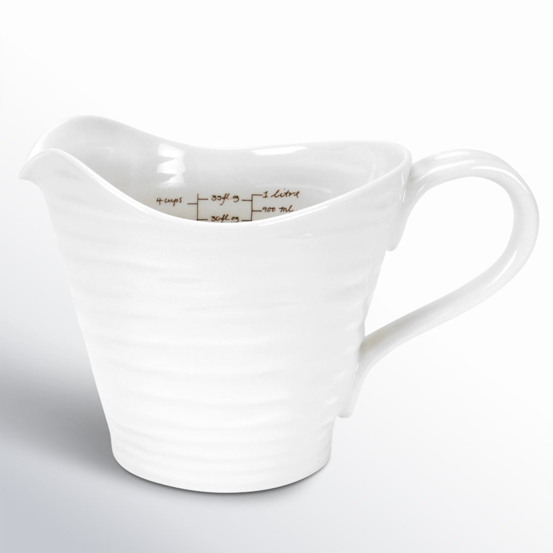 Portmeirion Sophie Conran White Measuring Jug 6"/32 Oz Portmeirion