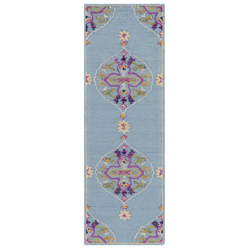 Blokzijl Hand Tufted Wool Oriental Rug, Runner 2'3" x 7'