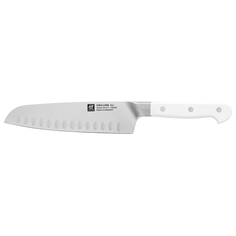 Pro le blanc santoku de 7 pouces