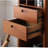 Solid wood floor bookcase display cabinet