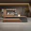Bureau en L 125,98 po brun clair luxueux-390790341