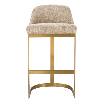 Condos Upholstered Counter Stool with Metal Frame