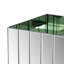 Mitto 35cm Glass Planter Box Flower Vase Room Garden Decor