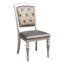 Chaise d'appoint capitonnée Arredondo