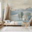 Papier peint pastel paysage décoratif Rolling Hills-669379498-669379496