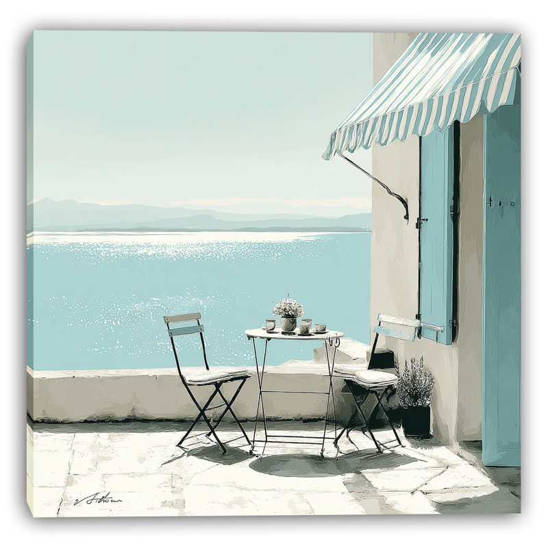 Art mural sur toile Balcon Morning, H 30 po x l 30 po