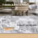 Elroy Arnedoy Modern Abstract Machine Washable Area Rug with Non-Slip Backing