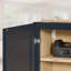 Armoire de salle de bain, armoire murale bleu marine Shaker 33 po