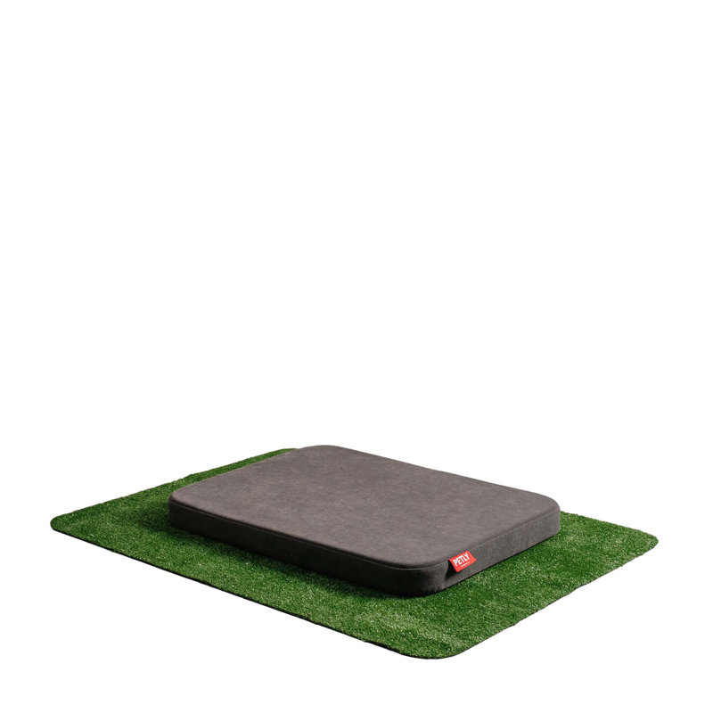 Orthopedic Memory Foam Pet Bed, Medium (80cm W x 60cm D), Dark Grey