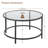 Cellestine Round Glass Coffee Table-351570207-270564726