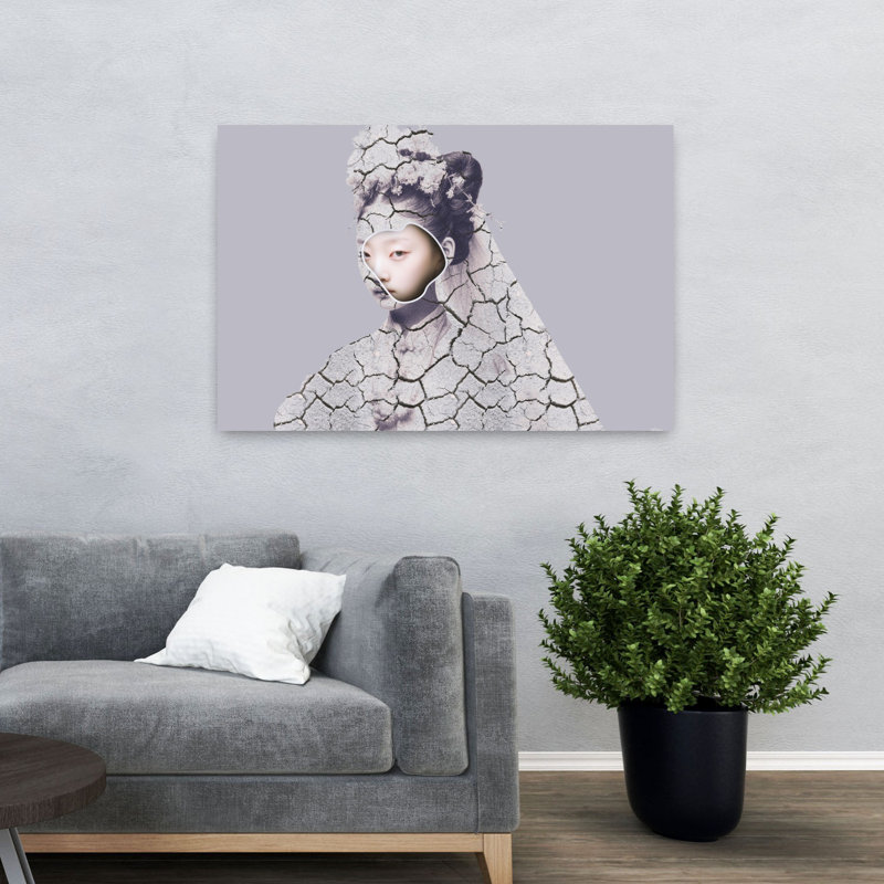 Art contemporain, art contemporain abstrait, H 32 po x l 48 po