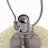 D16.1''Xh26'' Table Lamp With Beige Paper Base