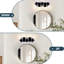 3 lumières de meuble-lavabo noir mat pour la salle de bain, la chambre à coucher et le salon, douilles E26 à intensité variable, très grande stabilité de base-130754120-130754118