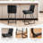 Modern Thick Upholstered Bar Stool and Counter Stool with Metal Frame-107178968-88133153