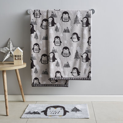 Cosy Penguin 100% Cotton Towel