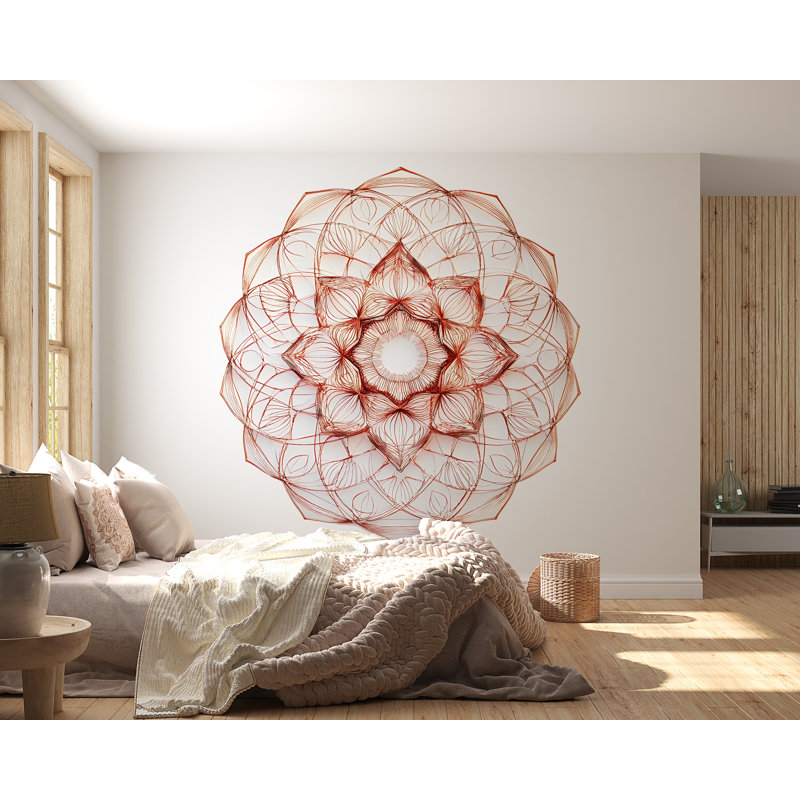Art mural Mandala, art mural géométrie sacrée, décor de mandala boho, art mandala minimal, art mural méditation