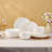 16-Piece Bone China Dinnerware Set for 4, Lightweight Round Plates and Bowls Sets
