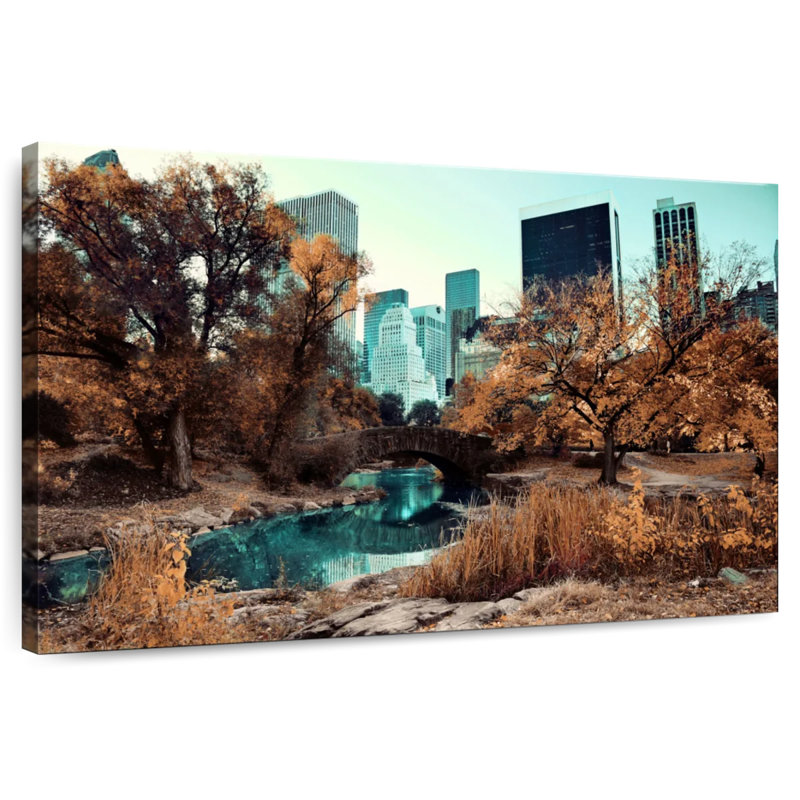 Feuillage d'automne Ravi Central Park, H 16 po x l 24 po