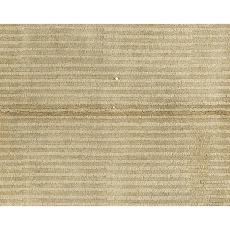 Hand Knotted Wool Area Rug in Powder