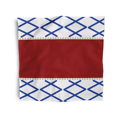 Laedemi Polyester Geometric Square Napkin