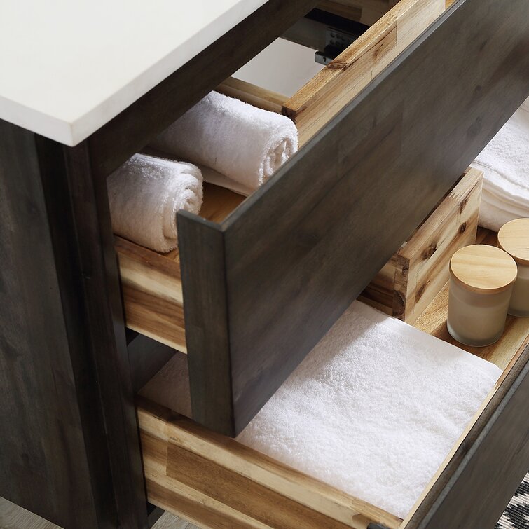 Flow Floor Mount 58” (32012203) Double Sink Vanity – Freestanding